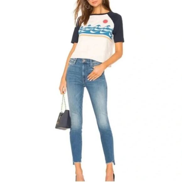 MOTHER The Stunner Two Step Fray jeans size 26 B1764 - Picture 1 of 7